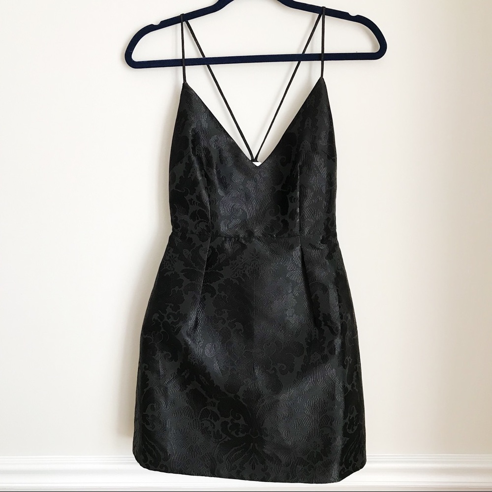 NWT Free People Queen of Hearts Dress in Black Combo
